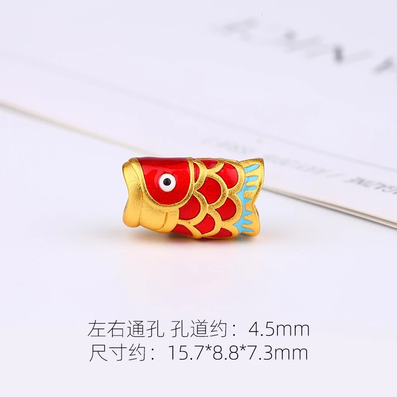 สร้อยข้อมือปลาคาร์ฟสีแดง เครื่องประดับทรายทองเวียดนาม thumbnail 4