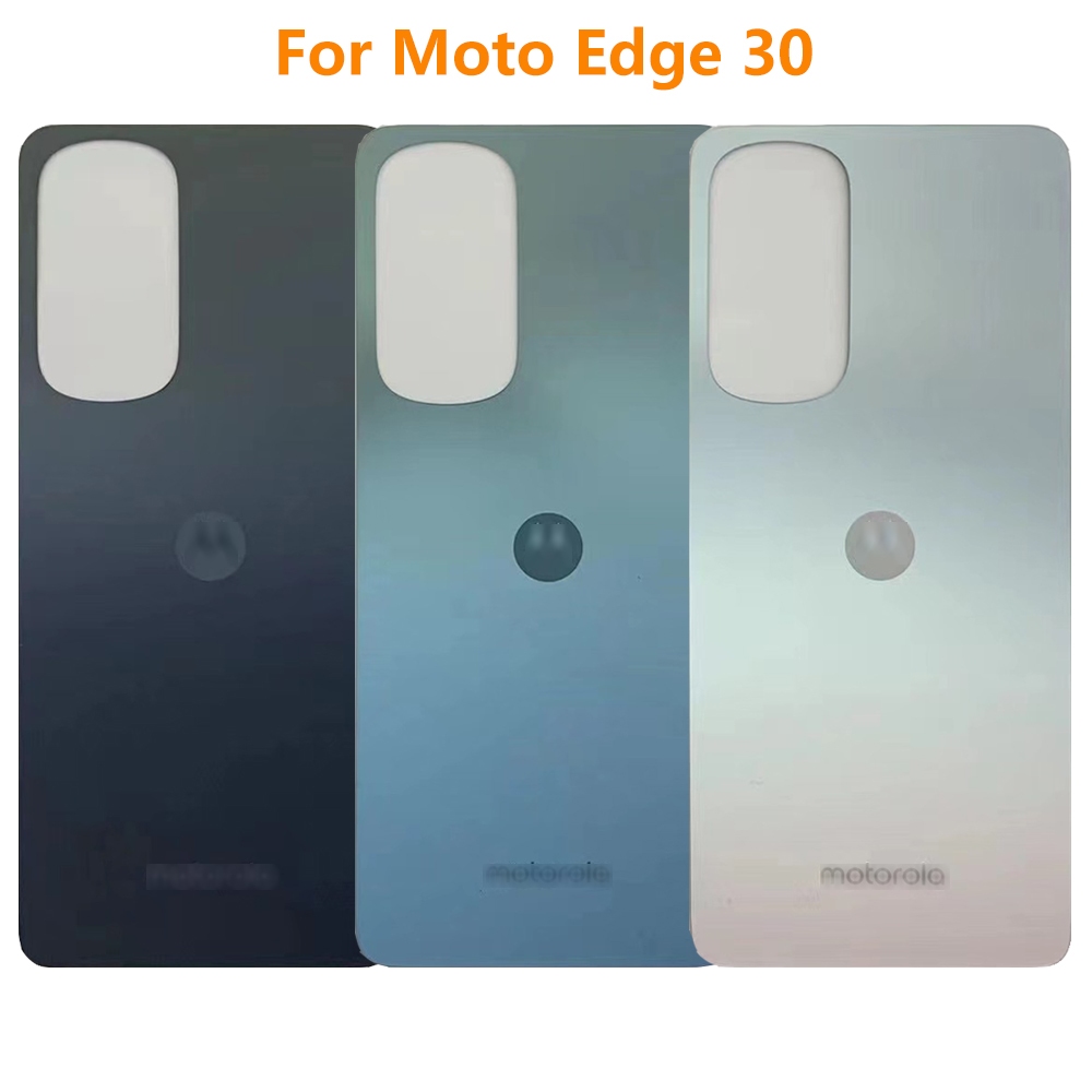 ฝาครอบแบตเตอรี่ ด้านหลัง แบบเปลี่ยน สําหรับ Motorola Moto Edge 30