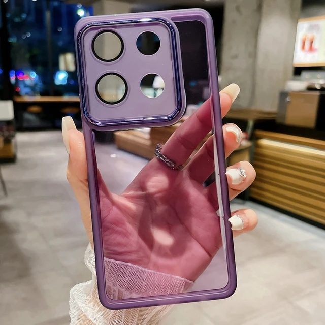 เคสโทรศัพท์ซิลิโคนใส กันกระแทก ป้องกันเลนส์กล้อง สําหรับ Xiaomi POCO C85 C75 C71 X7 F6 Pro M6 Pro X6 F5 C65 C61
