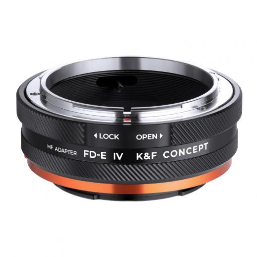 K&f อะแดปเตอร์เมาท์เลนส์กล้อง Canon FD/FL Series เป็น Sony E Series FD-NEX IV PRO ความแม่นยําสูง