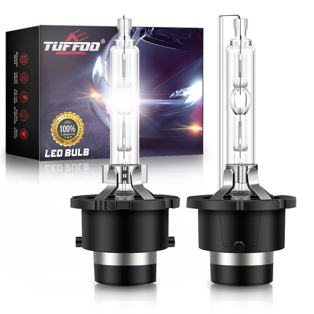 Tuffoo ใหม่ หลอดไฟซีนอน D4S HID OEM D4S HID 4300K 5000K 6000K 8000K 12V 35W สําหรับรถยนต์ 2 ชิ้น