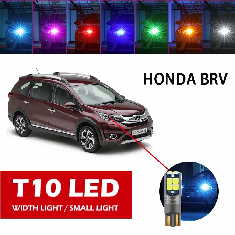 【1 ชิ้น】หลอดไฟหน้ารถยนต์ LED โดม ขนาดเล็ก สําหรับ Honda BRV T10 W5W