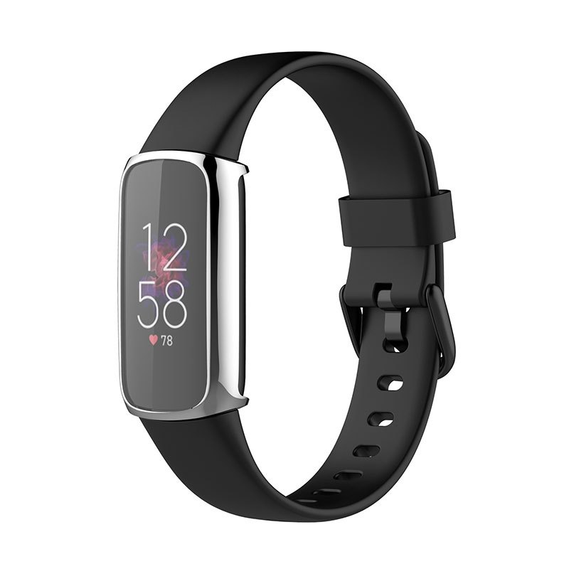 เคสป้องกันหน้าจอ เข้ากันได้กับ Fitbit Luxe, Soft TPU Full Protective Screen Cover Saver Bumper