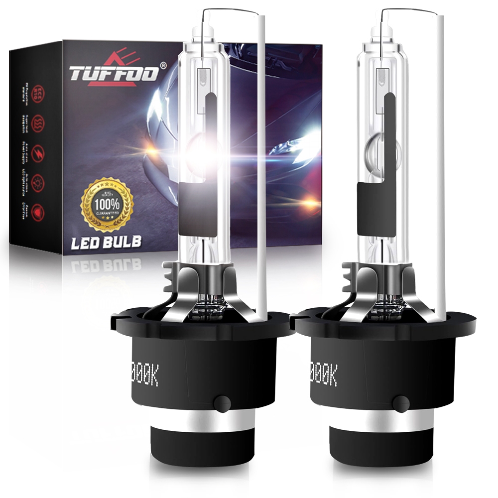 Tuffoo ใหม่ หลอดไฟซีนอน D4R HID OEM D4R HID 4300K 5000K 6000K 8000K 12V 35W สําหรับรถยนต์ 2 ชิ้น