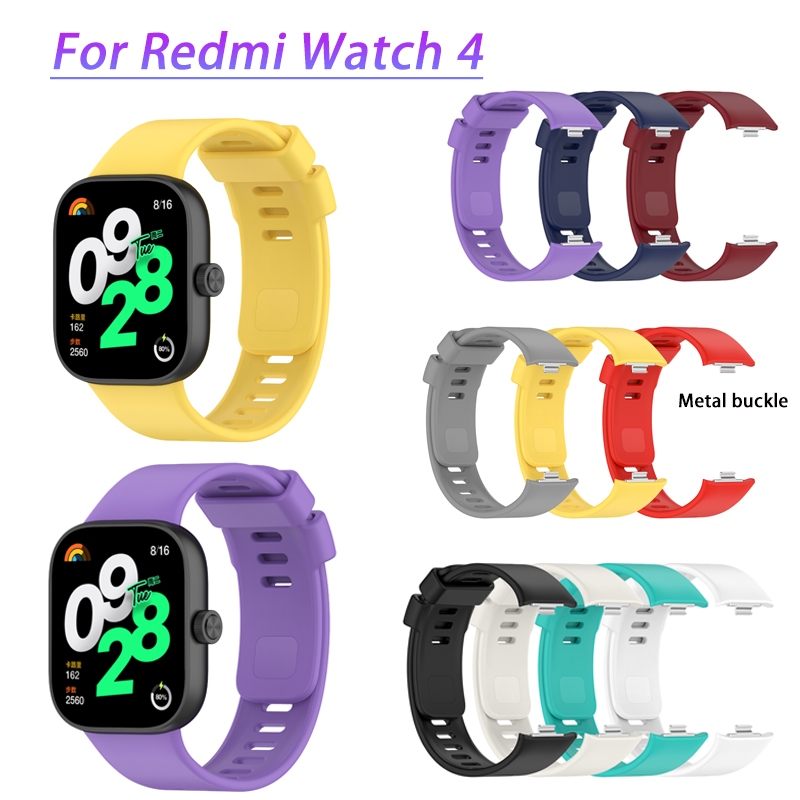 สายนาฬิกาข้อมือซิลิโคน TPU แบบนิ่ม สําหรับ Xiaomi Redmi Watch 4 mi Band 8pro Red mi Watch4