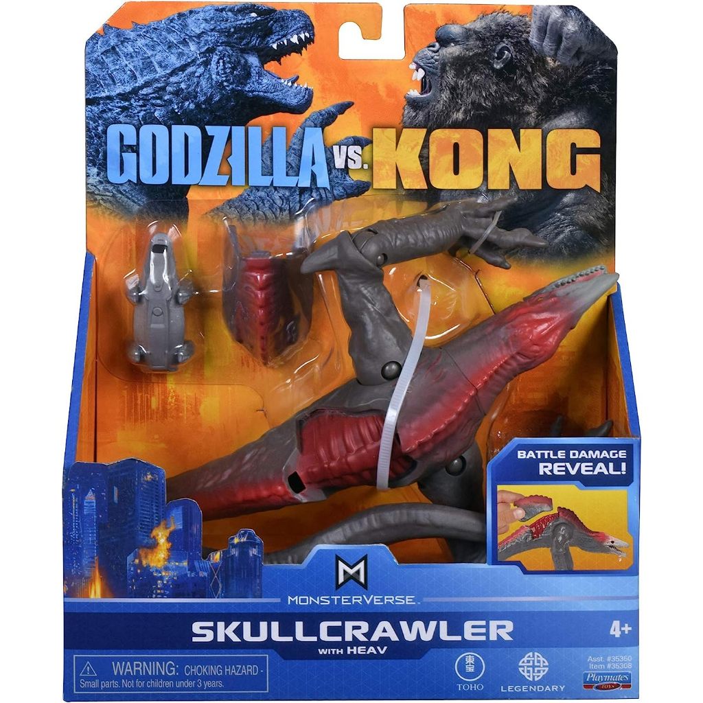 Monsterverse Godzilla vs Kong Movie 6 นิ้ว Hollow Earth Monsters SkullCrawller Articulated Collectab
