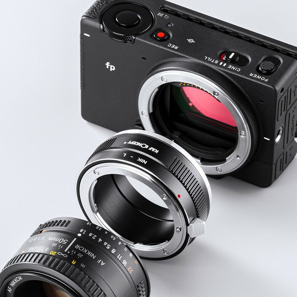 K&f อะแดปเตอร์คอนเซ็ปต์ สําหรับเลนส์กล้อง Nikon F Mount เป็น L Mount Leica TL TL2