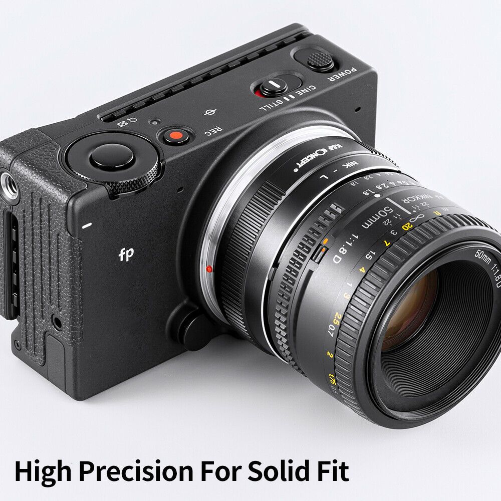 K&f อะแดปเตอร์คอนเซ็ปต์ สําหรับเลนส์กล้อง Nikon F Mount เป็น L Mount Leica TL TL2