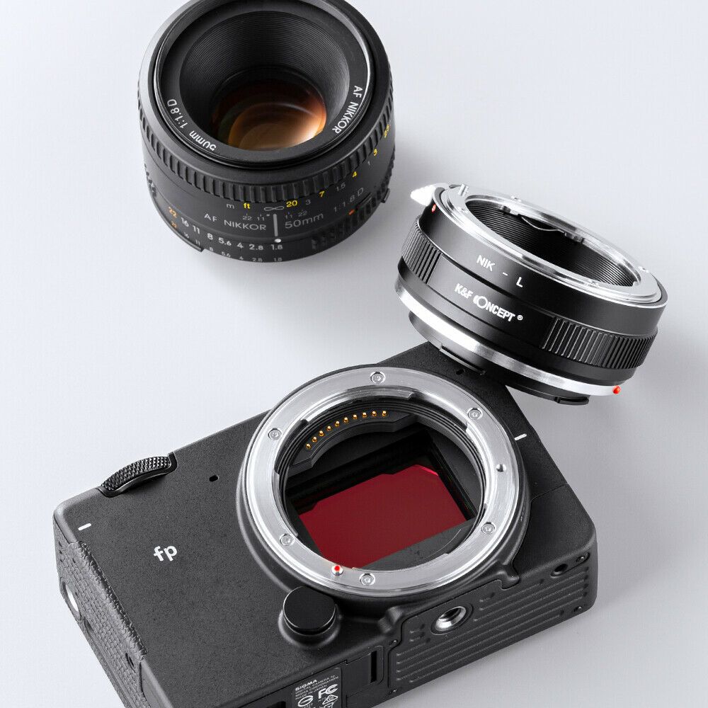 K&f อะแดปเตอร์คอนเซ็ปต์ สําหรับเลนส์กล้อง Nikon F Mount เป็น L Mount Leica TL TL2