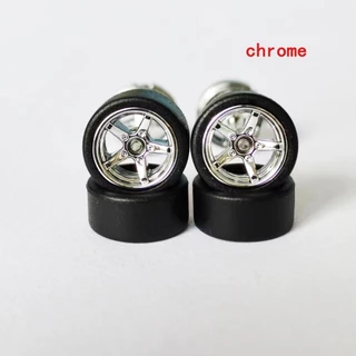 1/64 รถล้อแม็กล้อ 11.2 มม.ขอบ 10-Rays Advan BBS ยางแบน MMS Series สําหรับ HW 1:64 รถ Matchbox/Domeka