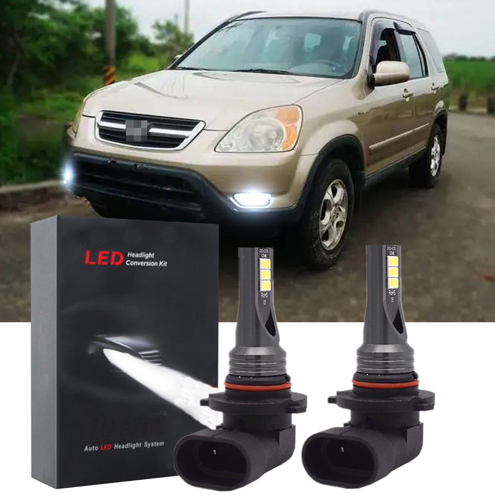สําหรับ HONDA CRV S9A 2002 2003 2004 2PC สีขาว 12-32V 6000K LED หมอกไฟหน้าหลอดไฟชุด CG LIYE