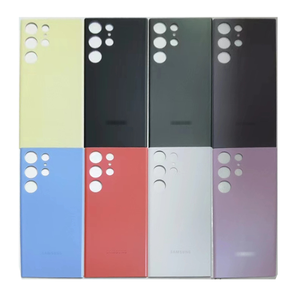 สําหรับ Samsung Galaxy S23 Ultra แบตเตอรี่ SM-S918B SM-S918W S918U ปกหลังประตูด้านหลังกรณีเปลี่ยนชิ้