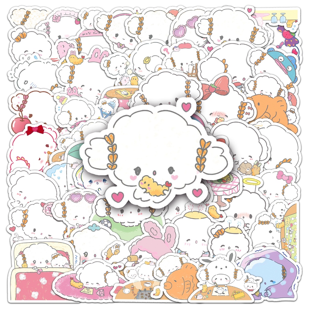 51/10 ชิ้นตลก Sanrio Cogimyun สติกเกอร์กันน้ํา DIY สําหรับโทรศัพท์แล็ปท็อปสเก็ตบอร์ด Creative Graffiti รถมอเตอร์สติกเกอร์