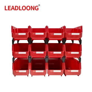 LEADLOONG V2 200*130*110MM 12pcs กล่องอะไหล่ กล่องเครื่องมือช่าง เซต 12 ใบ รุ่น#V2กล่องพลาสติก เก็บของ ชั้นวางของ อเนกประสงค์