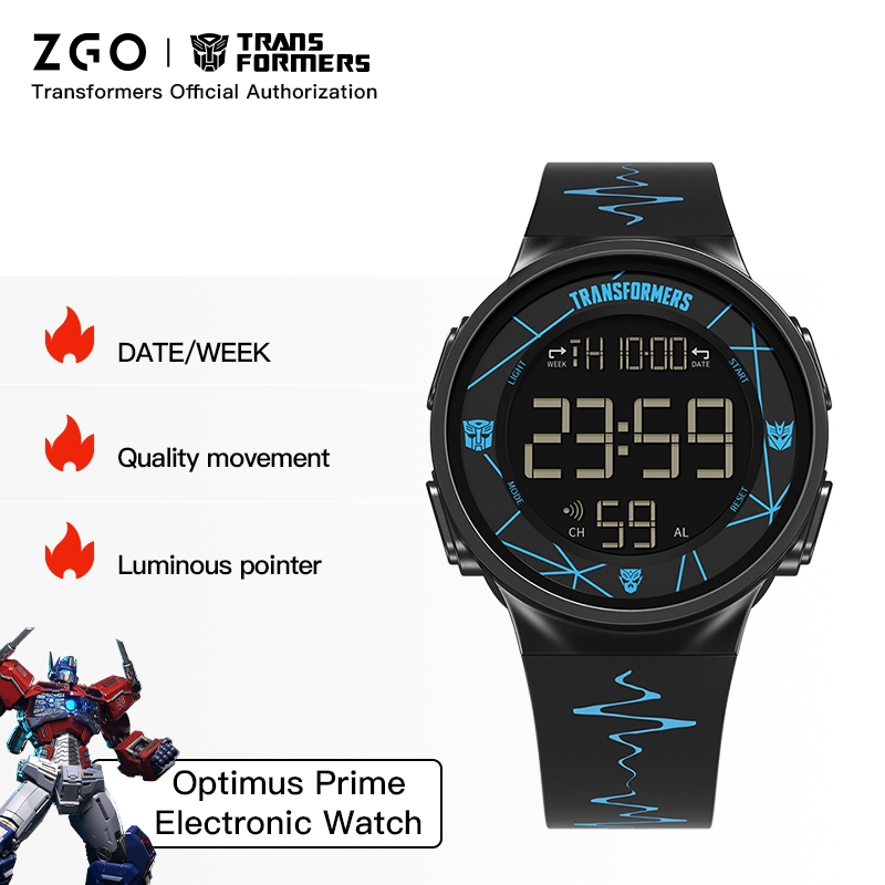 【Hot items】ZGO นาฬิกาข้อมืออิเล็กทรอนิกส์ กันน้ํา สําหรับเด็กผู้ชาย นักเรียนประถม ของขวัญวันเกิด นาฬิกาเด็ก 8553