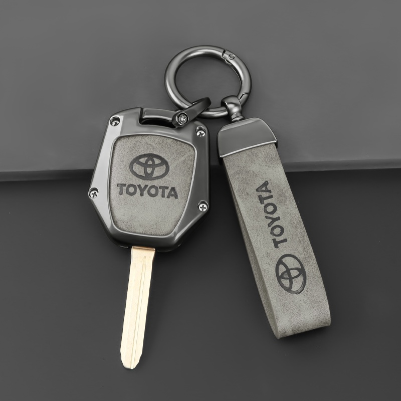 [พร้อมส่ง] เคสกุญแจรถยนต์ หนังอัลลอย สําหรับ Toyota Camry Prius Vios 2012 2013 2014 2015 2016 2017 Corolla RAV4