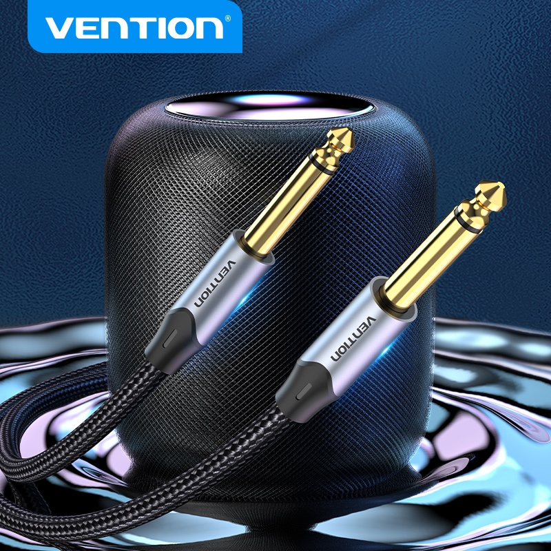 Vention  AUX 6.35 มม. สายเคเบิ้ลเสียง 26AWG Hi-Fi ไมโครโฟน สําหรับกีตาร์ไฟฟ้า เปียโน เบส มิกเซอร์ เครื่องเสียง