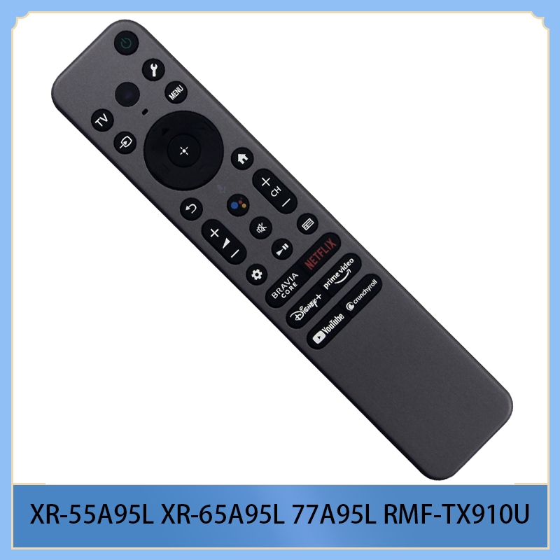 Rmf-tx910u รีโมตควบคุมด้วยเสียง สําหรับสมาร์ททีวี Sony 2023-2024 XR-55A95L XR-65A95L 77A95L