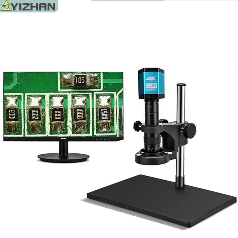 Yizhan แว่นขยายออปติคอล 4k HD ความละเอียดสูง รองรับหน้าจอ 4k สําหรับซ่อมแซมโทรศัพท์มือถือ แท็บเล็ต คอมพิวเตอร์ แผงวงจร เครื่องมือเชื่อม เครื่องประดับ การประเมินผ้า