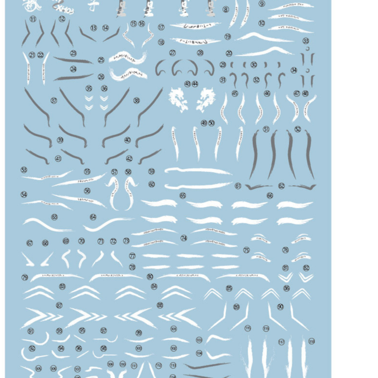 1010 มอเตอร์ NUCLEAR MNP-XH03 AOBING รูปลอกสไลด์น้ํา 1010GM002