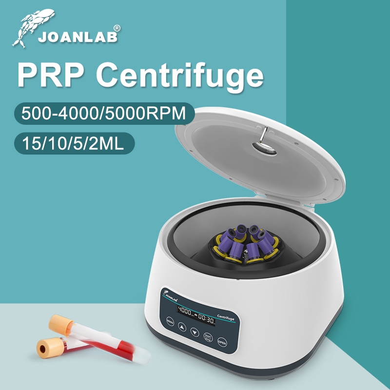 Joanlab เครื่องหมุนเหวี่ยงพลาสม่า, เครื่องหมุนเหวี่ยงแบบดิจิตอล PRP สำหรับหลอดเก็บเลือดขนาด2/5/10มล. และหลอดเซนติฟิว15มล.