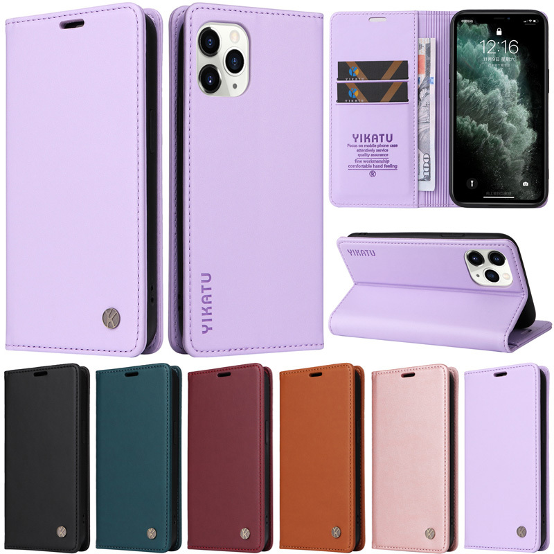 เคสโทรศัพท์หนัง Pu นิ่ม ฝาพับ พร้อมช่องใส่บัตร หรูหรา สําหรับ iPhone 15 Pro 14 Pro 13 Pro 12 Pro 11 Pro