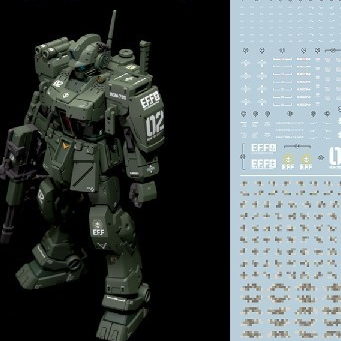 EVO PB HGUC HG RGM-79S GM SPARTAN สติ๊กเกอร์สไลด์น้ํา EVOHG033