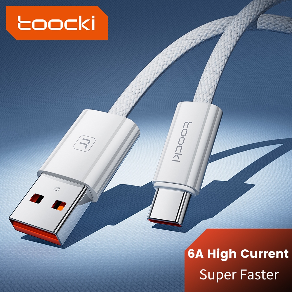 Toocki สายชาร์จ USB Type C 66W 2.4A Micro USB ชาร์จเร็ว สําหรับ Xiaomi Huawei