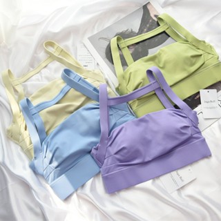 【YOGATRUTH】สปอร์ตบรา ผ้าเรยอน แบบยืดหยุ่น กันกระแทก สําหรับอ…