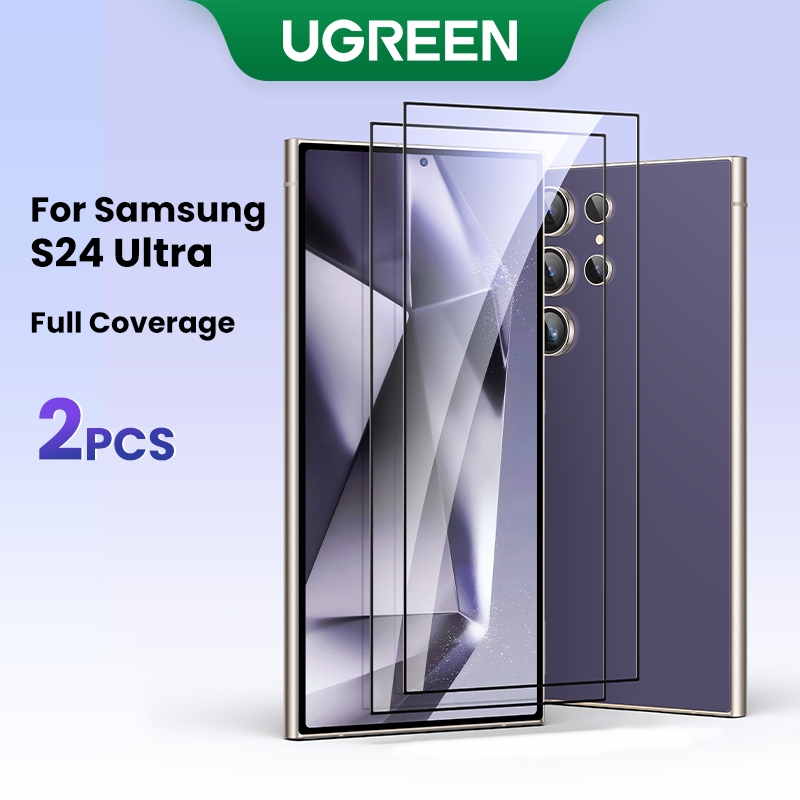 Ugreen ตัวป้องกันหน้าจอ สําหรับ Samsung Galaxy S24 Ultra ฝาครอบป้องกันเต็มหน้าจอ