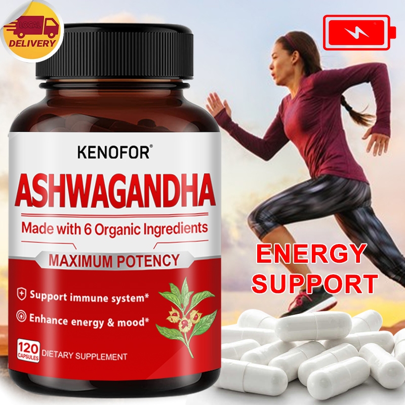 Kenofor - Ashwagandha อาหารเสริม ออร์แกนิก รองรับการปรับตัวให้เข้ากับอารมณ์และพลังงานความเครียด รองรับการผ่อนคลาย และโฟกัส
