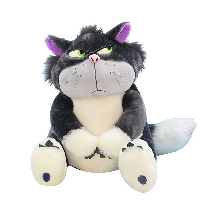 ของเล่นตุ๊กตาแมว Lucifer แบบนิ่ม สําหรับสัตว์เลี้ยง Lucifer Disney 30cm/45cm