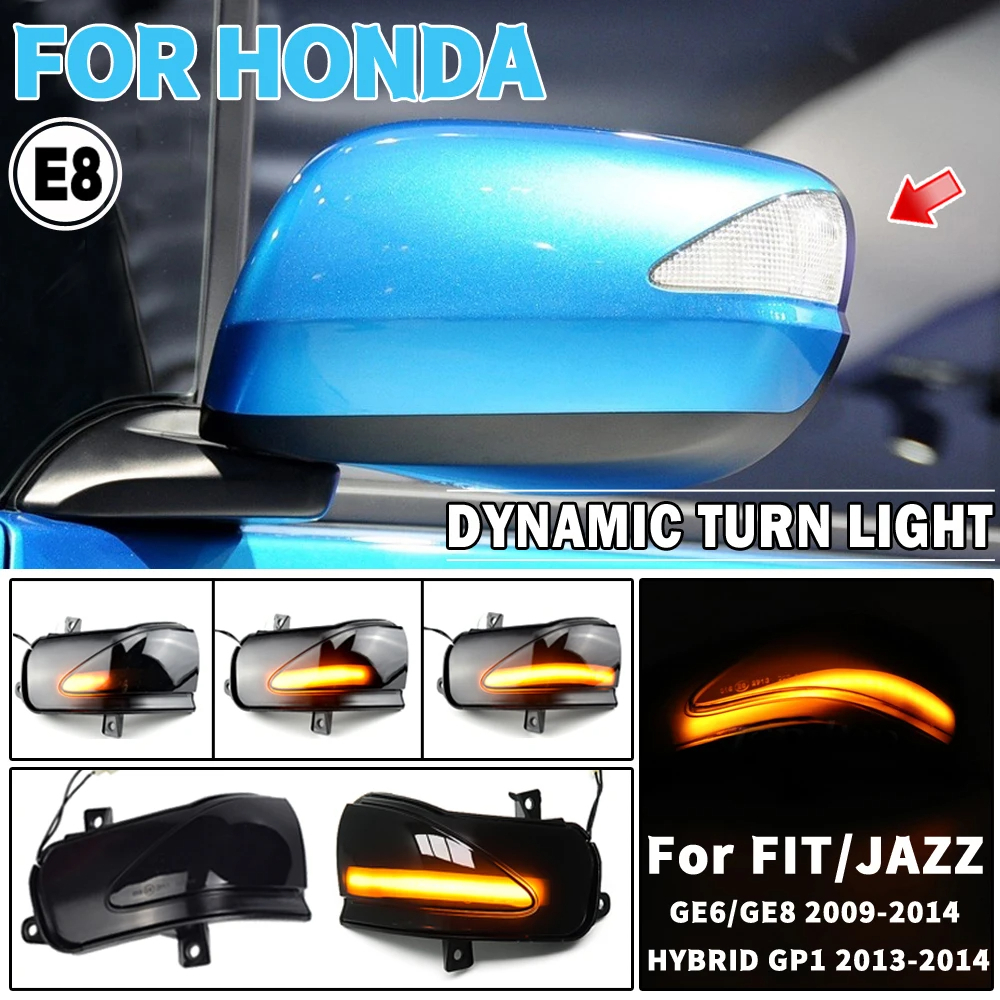 ไฟเลี้ยวติดกระจกมองหลัง สําหรับ Honda Fit Jazz GE6 GE8 HYBRID GP1 INSIGHT ZE2