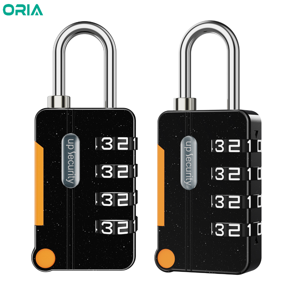 Oria กุญแจล็อกเกอร์ 4 หลัก ทนต่อสภาพอากาศ สําหรับประตูรั้ว ยิม กีฬา กลางแจ้ง
