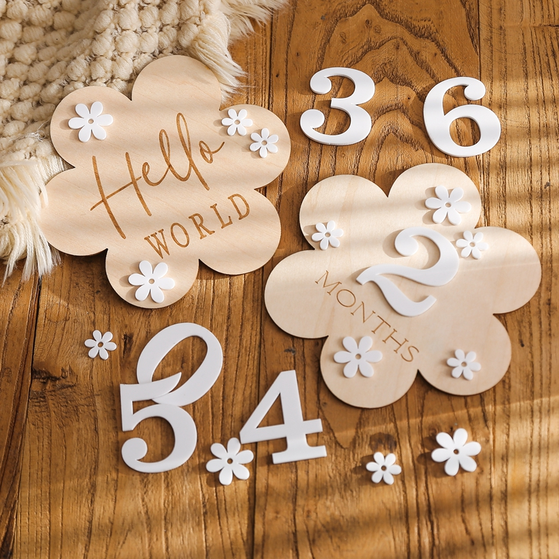 ไมล์สโตน ไม้ดิจิทัล สําหรับเด็กวัยหัดเดิน ถ่ายรูป