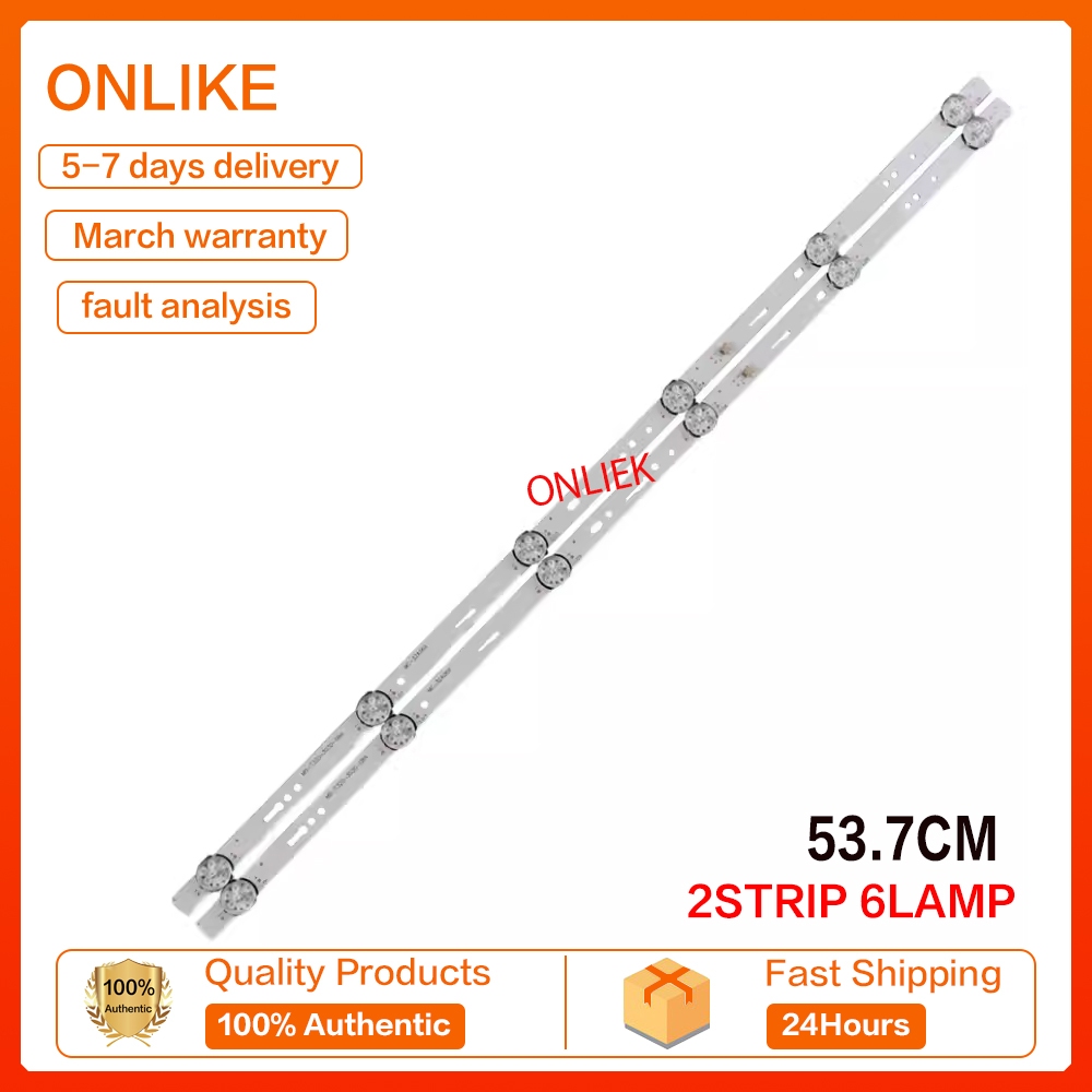 หลอดไฟ BACKLIGHT HYUNDAI HD-3223 CHD-W320F8 NANO LTV-3201 LTV-3202 6 LED X 2 แถว