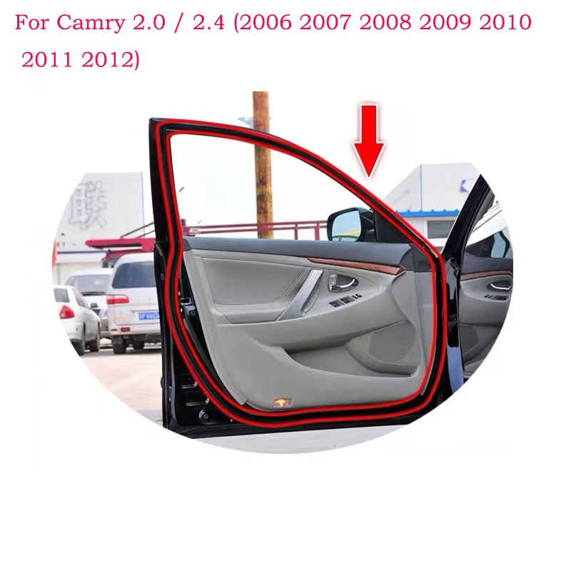 แถบยางซีลประตูด้านนอก สําหรับ Camry 2.0 2.4 (2006 2007 2008 2009 2010 2011 2012) ACV40 ACV41 Toyota Camry