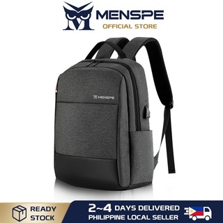 MENSPE Men Backpack Laptop Backpack Business Travel Bag Waterproof Backpack College Backpack Casual Shoulder Bag Anti Theft Back Pack School Bag for Men