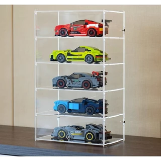 กล่องอะคริลิคใส กันฝุ่น สําหรับเก็บตัวต่อเลโก้รถแข่ง,Tamiya กล่องใส