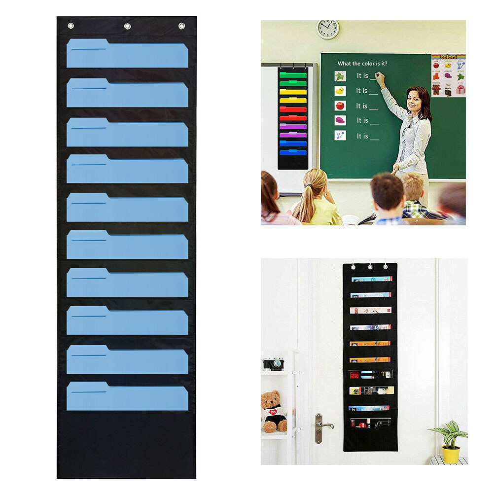 กระเป๋าแฟ้มเอกสาร แบบแขวนผนัง 10 ช่อง 3 ช่อง ขนาดใหญ่