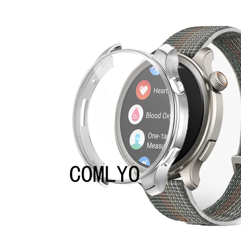 สําหรับ Amazfit Balance เคส TPU นิ่ม ป้องกันเต็มรูปแบบ กันชน หน้าจอ ฟิล์มกันรอย