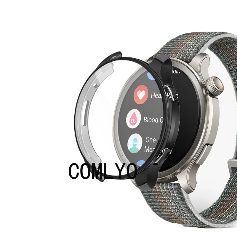 สําหรับ Amazfit Balance เคส TPU นิ่ม ป้องกันเต็มรูปแบบ กันชน หน้าจอ ฟิล์มกันรอย