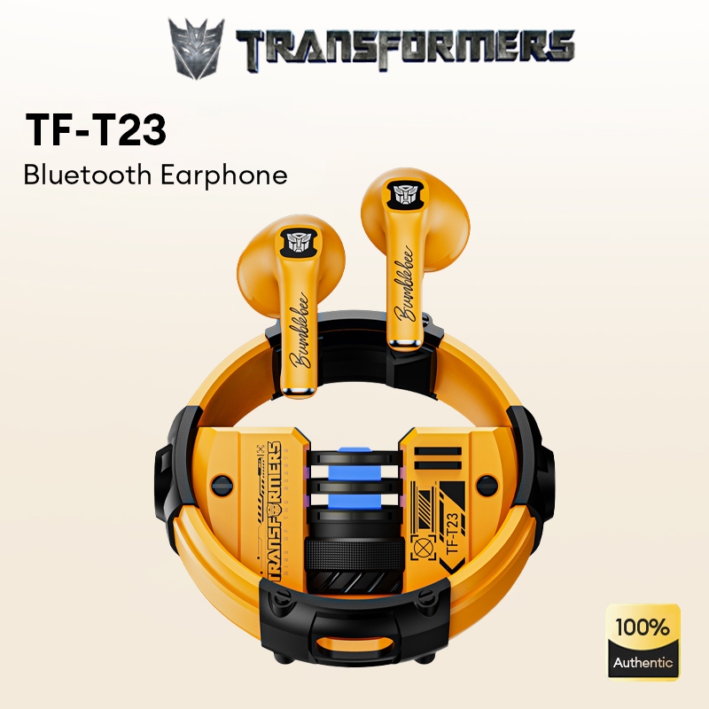 Transformers TF-T23 หูฟังบลูทูธ 5.4 เอฟเฟคไฟ RGB คุณภาพเสียง HIFI แบตเตอรี่ความจุขนาดใหญ่