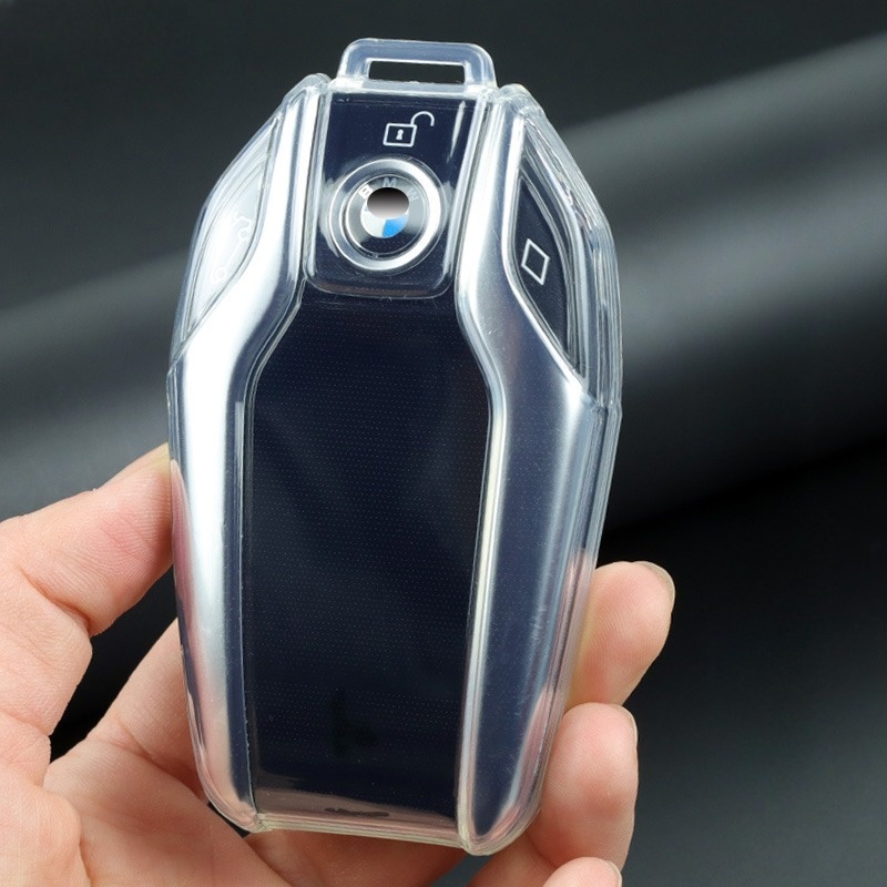 เคสกุญแจรีโมทรถยนต์ TPU พร้อมจอแสดงผล LED สําหรับ BMW 5 7 Series G11 G12 G30 G31 G32 I8 I12 I15 G01 X3 G02 X4 G05 X5 G07 X7