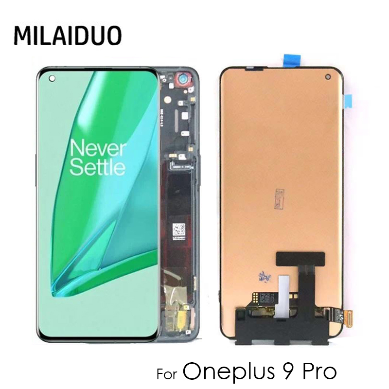 Amoled อะไหล่หน้าจอสัมผัสดิจิทัล LCD สําหรับ OnePlus 9 Pro 1+9 Pro