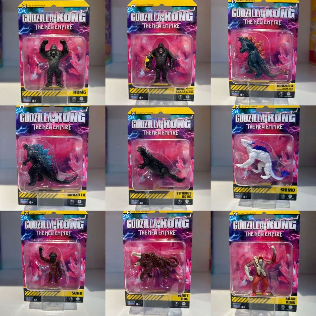 Godzilla x Kong: The New Empire mini Figures Assortment ฟิกเกอร์ Godzilla x Kong: The New Empire ขนา