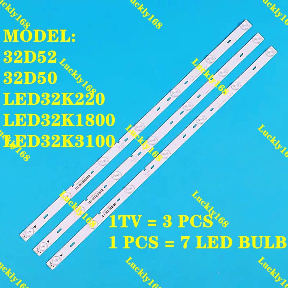 PCS ใหม่ Led 3 Backlight สําหรับ Hisense 32 นิ้วทีวี 32D52 32D50 LED32K1800 Light Bar JL.D3271330-03