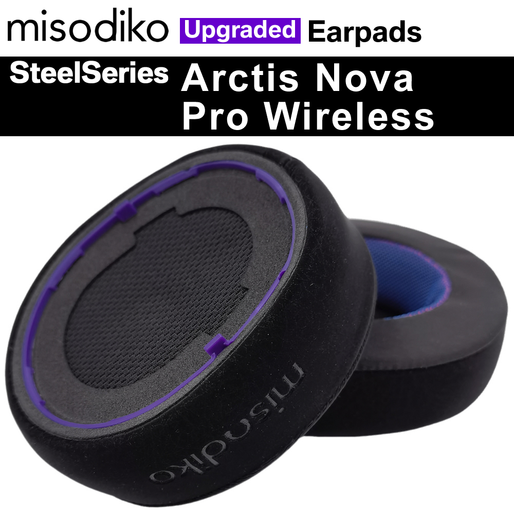 Misodiko แผ่นหูฟังไร้สาย แบบเปลี่ยน สําหรับ SteelSeries Arctis Nova Pro