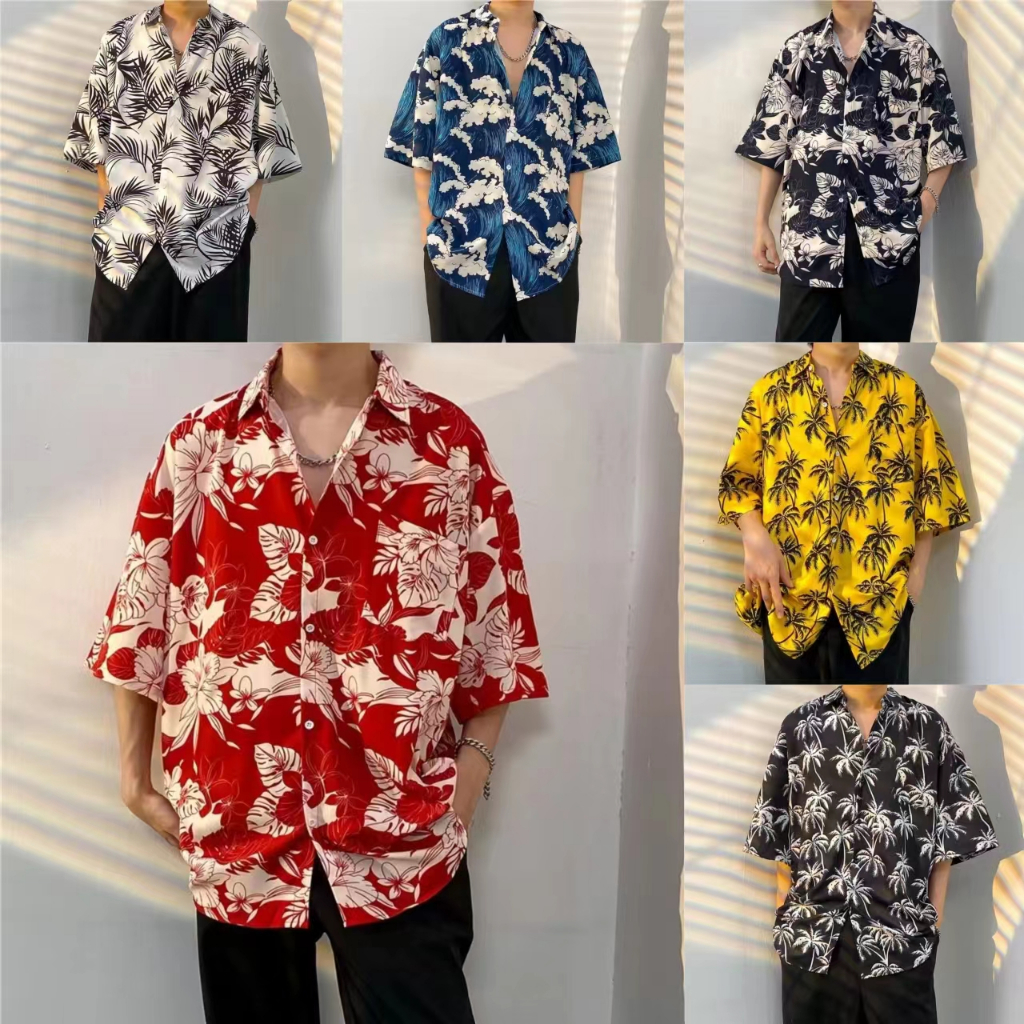 เสื้อผู้ชาย เสื้อฮาวาย หลายสไตล์ 100 แบบ รุ่น 1101