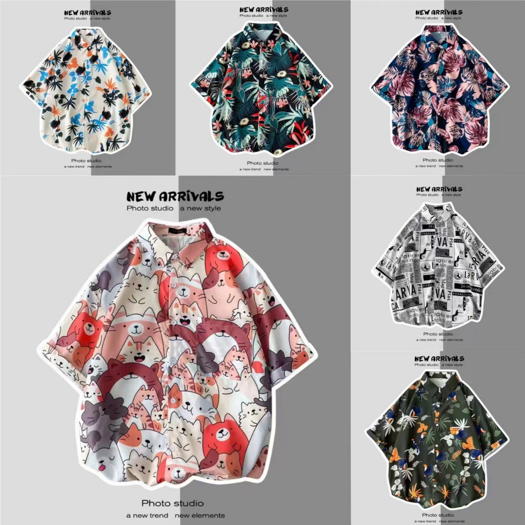 เสื้อผู้ชาย เสื้อฮาวาย หลายสไตล์ 100 แบบ รุ่น 1150
